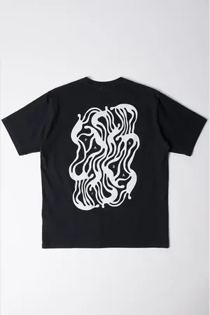 By Parra T-shirt bawełniany The blob męski kolor z nadrukiem 53216