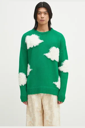 Fiorucci Sweter wełniany Cloud Sweater męski kolor ciepły U02SPKSW335KN03GN02