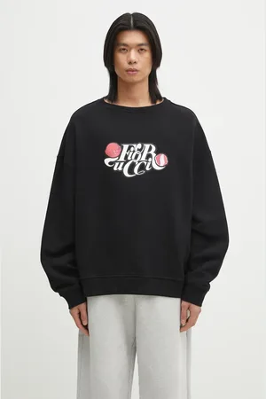 Fiorucci Bluza bawełniana Curly Lollipop Logo Relaxed Fit Sweatshirt męska kolor z nadrukiem U02SPSCR188CJ05BK02