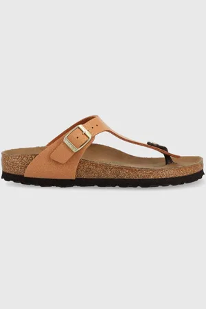 Birkenstock Japonki GIZEH BS 1025049 damskie kolor na płaskim obcasie