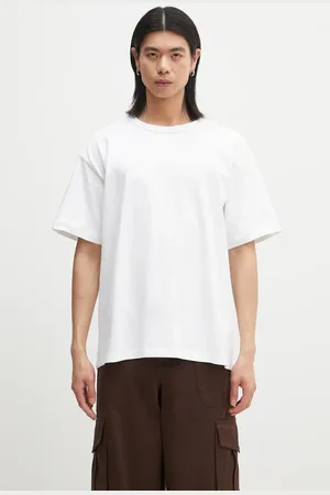 Norse projects T-shirt bawełniany Simon Heavy T-shirt męski kolor gładki N01.0687.0001