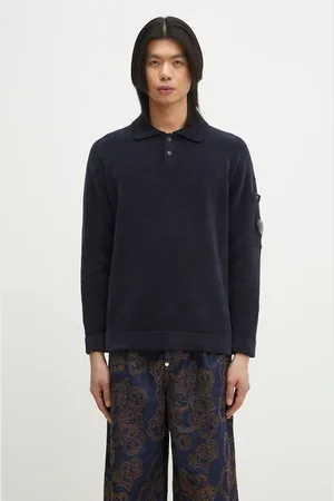 C.P. Company Sweter bawełniany męski kolor 18CMKN070A005687G