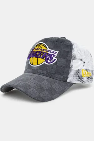 New Era Czapka z daszkiem Tonal Check Trucker Lakers kolor z aplikacją 60595261