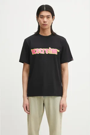 ICECREAM T-shirt bawełniany Soft Serve T-Shirt męski kolor z nadrukiem IC25142