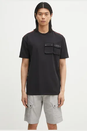 Napapijri T-shirt bawełniany S-Rivalto męski kolor z nadrukiem NP0A4IEL9411