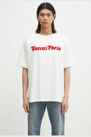 Kenzo T-shirt bawełniany męski kolor z aplikacją FF55TS5474SG.02