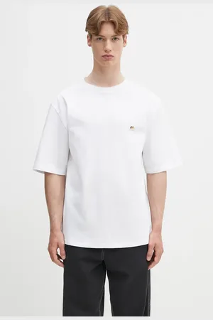 Fiorucci T-shirt bawełniany Angel Patch Relaxed Fit kolor gładki U02SPTSH101CJ01WH01