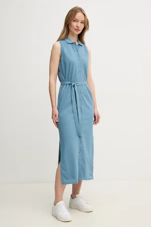 Lacoste Sukienka kolor midi dopasowana