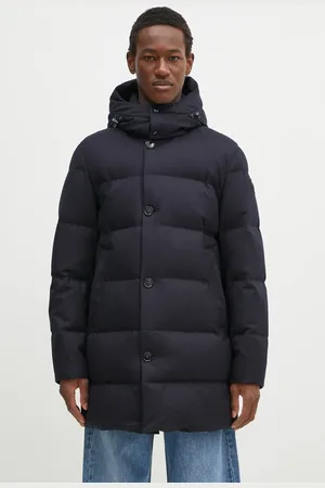 Woolrich Kurtka wełniana Luxe Long Parka kolor zimowa CFWOOU0627MRUT3108