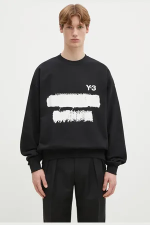 Y-3 Bluza Graphic Crew męska kolor z nadrukiem JN4881