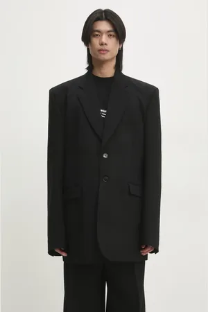 Vetements Marynarka wełniana Logo Embroidered Single Breasted kolor UA66JA400B