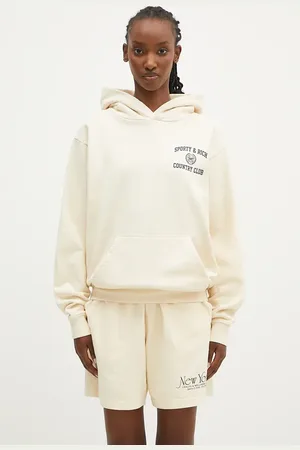 Sporty & Rich Bluza bawełniana Varsity Crest damska kolor z nadrukiem WS066S409VC
