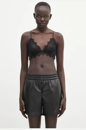 ANINE BING Biustonosz Lace Bra With Trim kolor koronkowy gładki A.10.0003