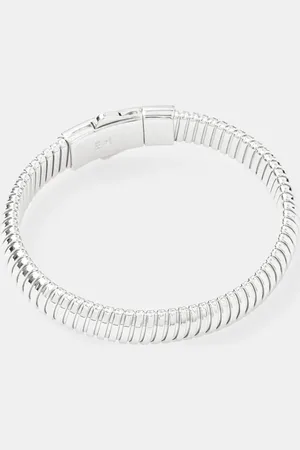 TOM WOOD Bransoletka srebrna Tubogas Bracelet damska 101353