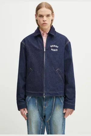 Kenzo Kurtka jeansowa kolor przejściowa FF55DV1136B1.DM