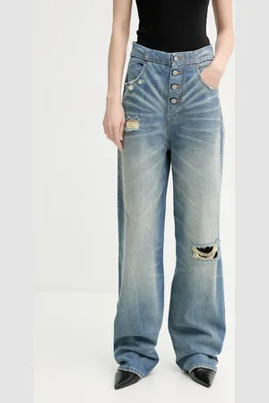 Maison Margiela Jeansy damskie high waist S52LA0241.M30016