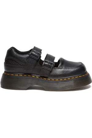 Dr. Martens Półbuty skórzane Buzz MJ Mary Jane damskie kolor na platformie DM41061001