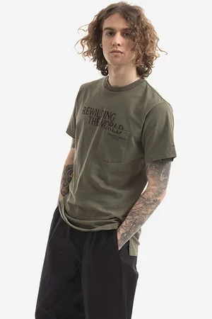 ENGINEERED GARMENTS T-shirt bawełniany kolor 22S1H010-RP001D