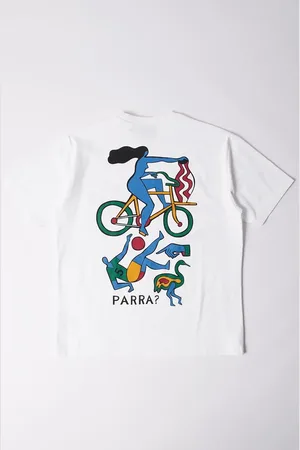 By Parra T-shirt bawełniany Vase delivery męski kolor z nadrukiem 53206