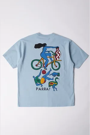 By Parra T-shirt bawełniany Vase delivery męski kolor z nadrukiem 53205