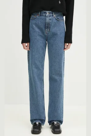 Sporty & Rich Jeansy Loose Fit Denim damskie high waist JEAW232MB