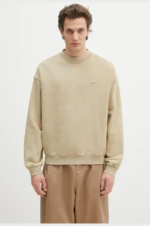 Lacoste Bluza bawełniana kolor gładka