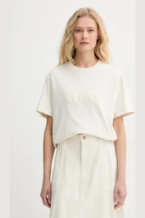 A.P.C. T-shirt bawełniany t-shirt lenny - GOTS damski kolor COHGS.M26504
