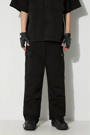 Heron Preston Spodnie bawełniane Vintage Wash Cargo Pants kolor proste HMCF012F23FAB0031000
