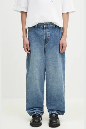 Dickies Jeansy Madison Baggy Fit Denim Rinsed Blue W/ Fade męskie DK0A4YECK211