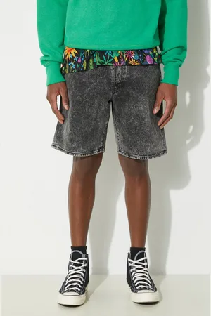 ARIES Szorty jeansowe Acid Wash Denim Short męskie kolor SUAR30204