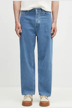 Drôle de Monsieur Jeansy Le Jean Baggy Rayures męskie G-BP168-CO179-LBE