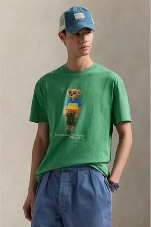 Ralph Lauren T-shirt bawełniany męski kolor z nadrukiem 710973138