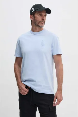 Ralph Lauren T-shirt bawełniany męski kolor gładki 710936509