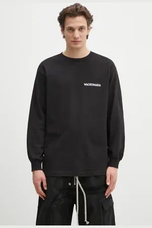 Wacko Maria Longsleeve bawełniany x Keith Haring kolor z nadrukiem KH.WM.LT01