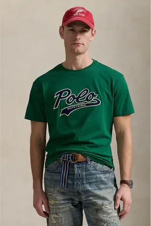 Ralph Lauren T-shirt bawełniany Tee męski kolor z nadrukiem 710964477