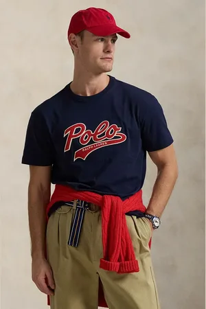 Ralph Lauren T-shirt bawełniany Tee męski kolor z nadrukiem 710964477