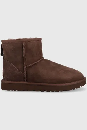 UGG śniegowce zamszowe W Classic Mini II kolor 1016222.BCDR