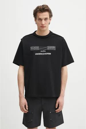 UNDERCOVER T-shirt bawełniany C/S męski kolor z nadrukiem UP1E4808