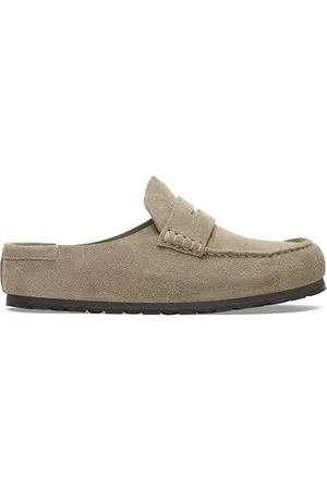 Birkenstock Klapki zamszowe Naples Wrapped LEVE męskie kolor 1029675