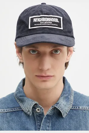 NEIGHBORHOOD Czapka z daszkiem bawełniana Corduroy Dad Cap kolor z aplikacją 242YGNH.HT04