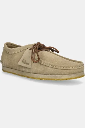 Clarks Półbuty zamszowe Godney Lace męskie kolor 26180758
