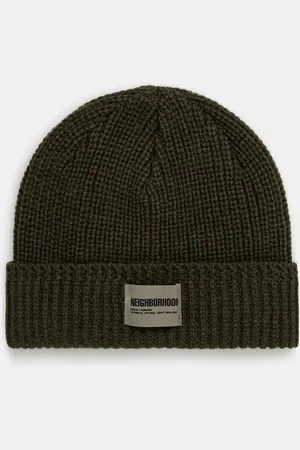 NEIGHBORHOOD Czapka z domieszką wełny Jp Beanie kolor 242FUNH.HT01