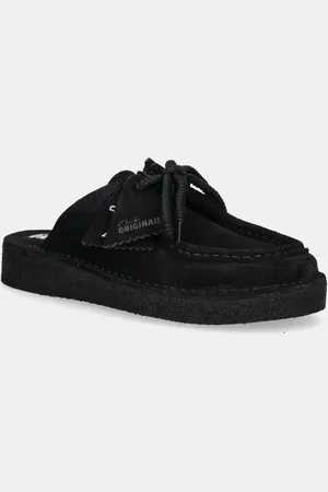 Clarks Klapki zamszowe Desert Nomad damskie kolor 26181109