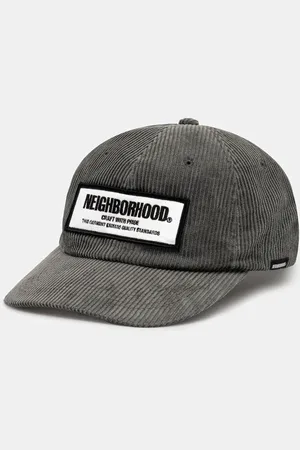NEIGHBORHOOD Czapka z daszkiem bawełniana Corduroy Dad Cap kolor z aplikacją 242YGNH.HT04