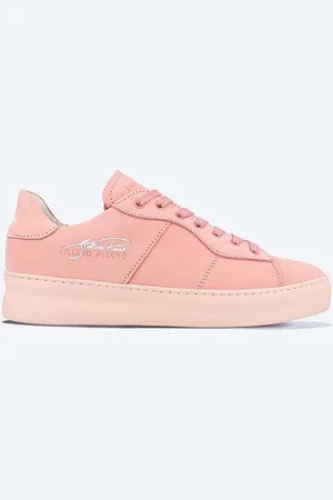 Filling pieces Sneakersy zamszowe Low Plain Court kolor 42227271888-PINK