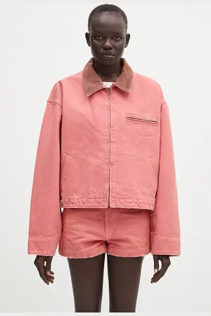 AMBUSH Kurtka bawełniana Cropped Canvas Work Jacket kolor przejściowa oversize 12115367