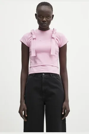 AMBUSH T-shirt Layered Ribbon Baby T-Shirt damski kolor 12115401