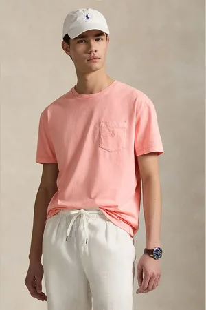 Ralph Lauren T-shirt bawełniany Tee męski kolor gładki 710969628