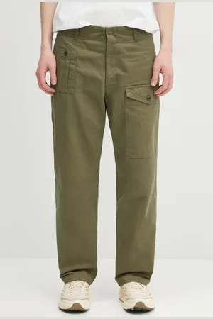 HUMAN MADE Spodnie bawełniane Straight Cargo Pants męskie kolor proste HM29PT010