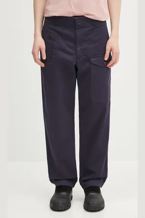 HUMAN MADE Spodnie bawełniane Straight Cargo Pants męskie kolor proste HM29PT010